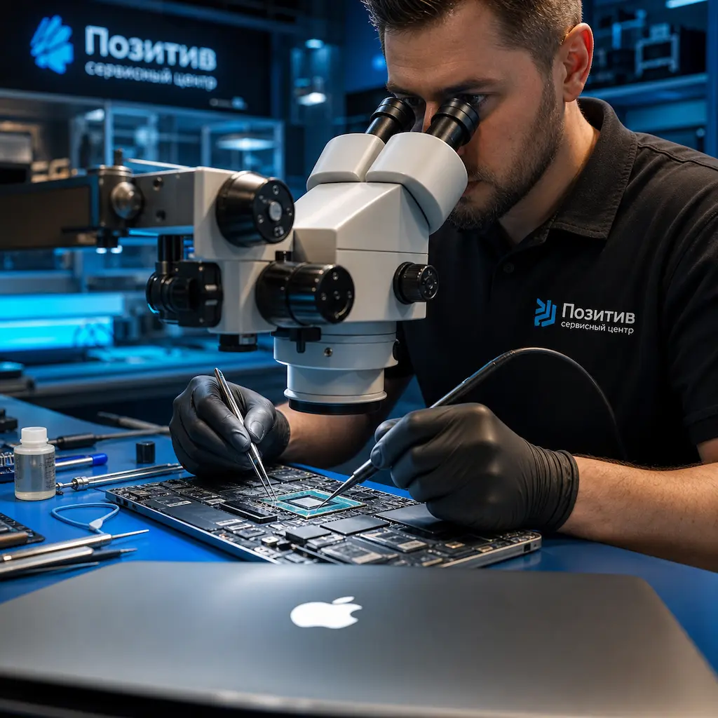 Замена видеокарты Apple MacBook у метро Царицыно