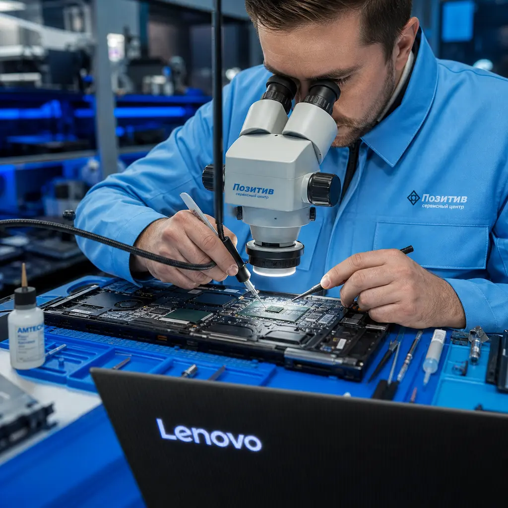 Замена видеокарты ноутбука Lenovo у метро Царицыно