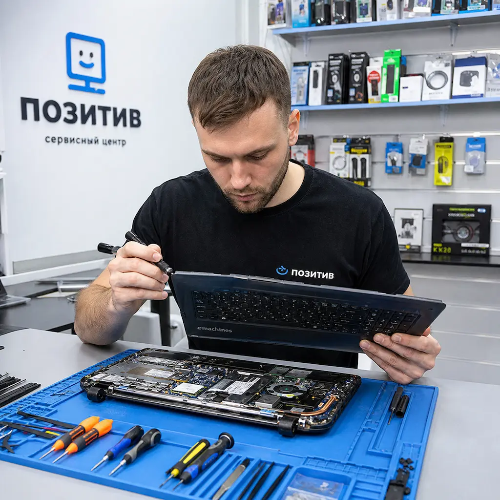 заменить клавиатуру на ноутбуке Emachines у метро Царицыно