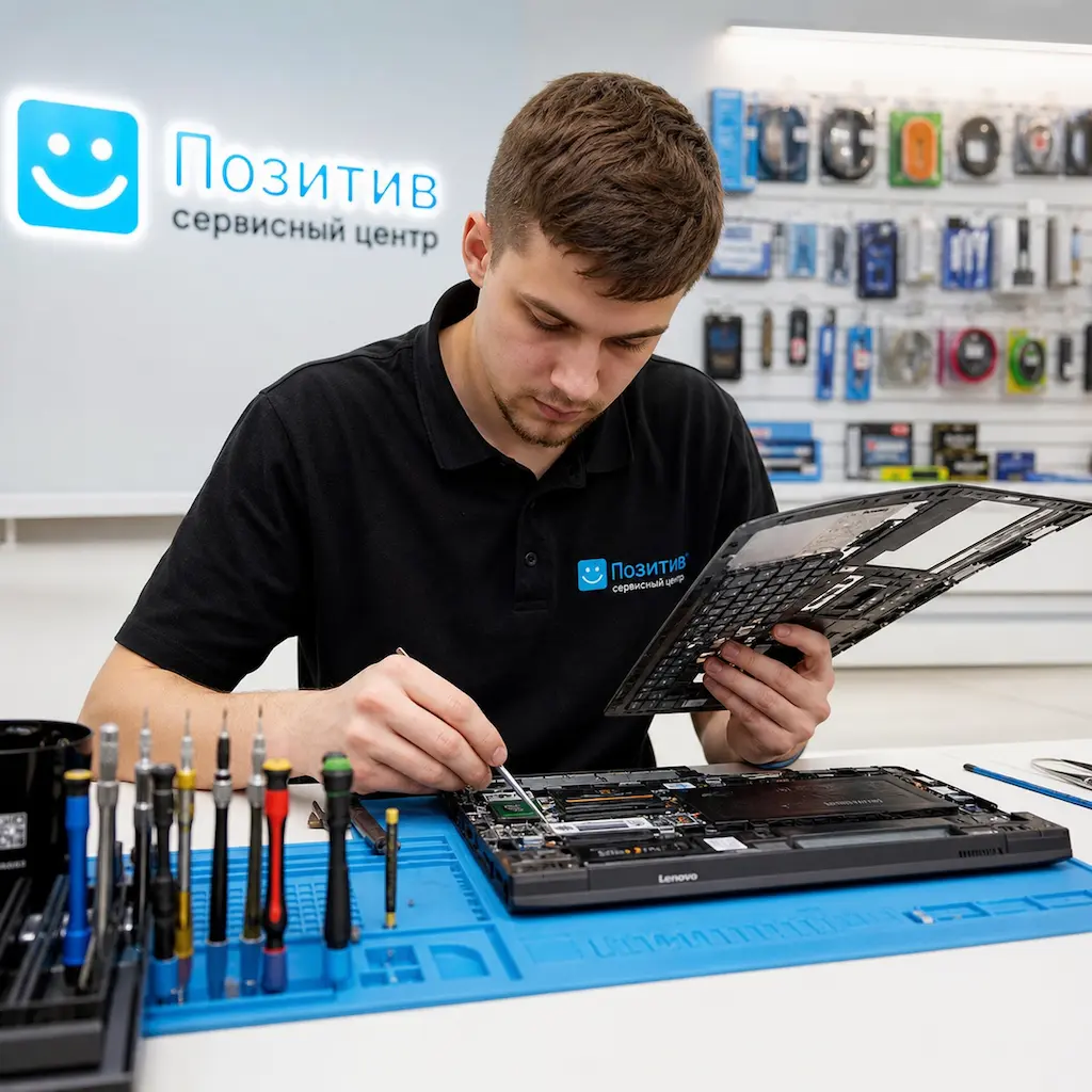 заменить клавиатуру на ноутбуке Lenovo у метро Царицыно
