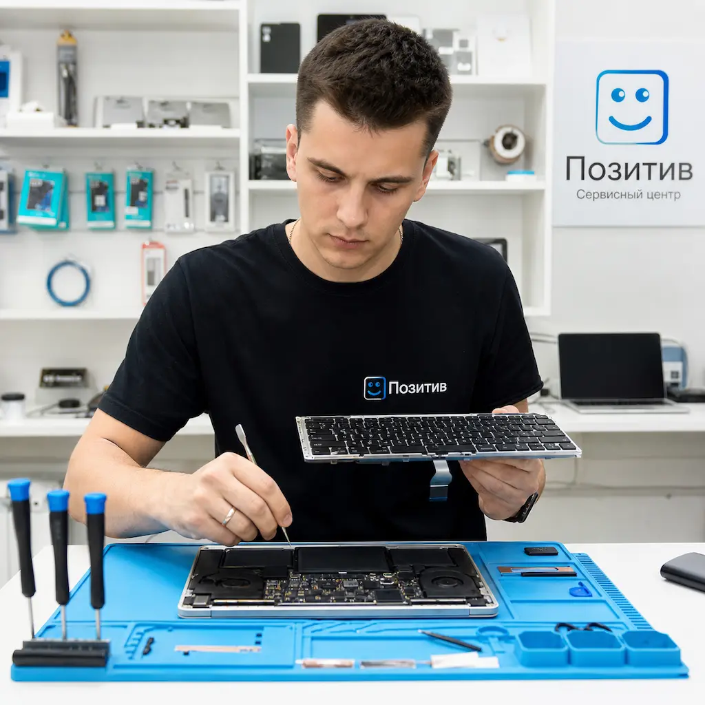 заменить клавиатуру на Apple Macbook у метро Царицыно