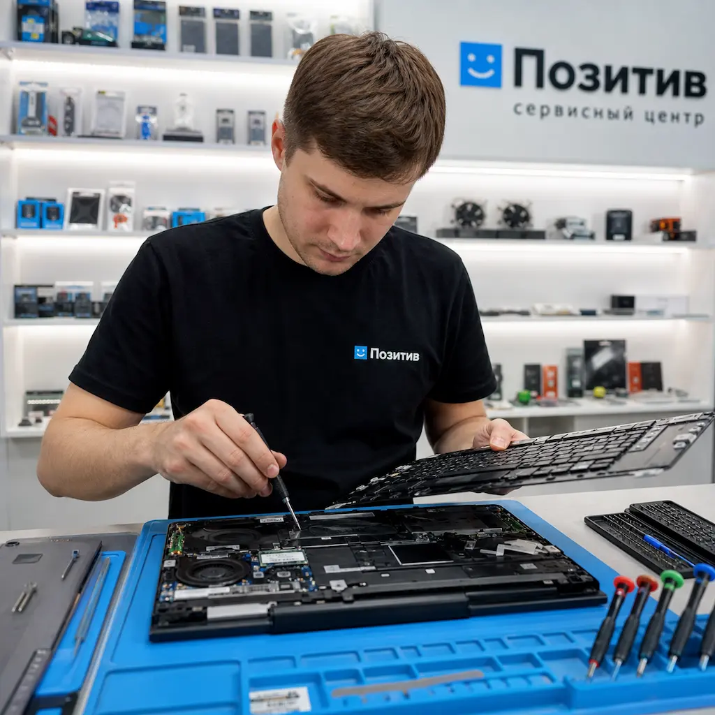 заменить клавиатуру на ноутбуке Samsung у метро Царицыно
