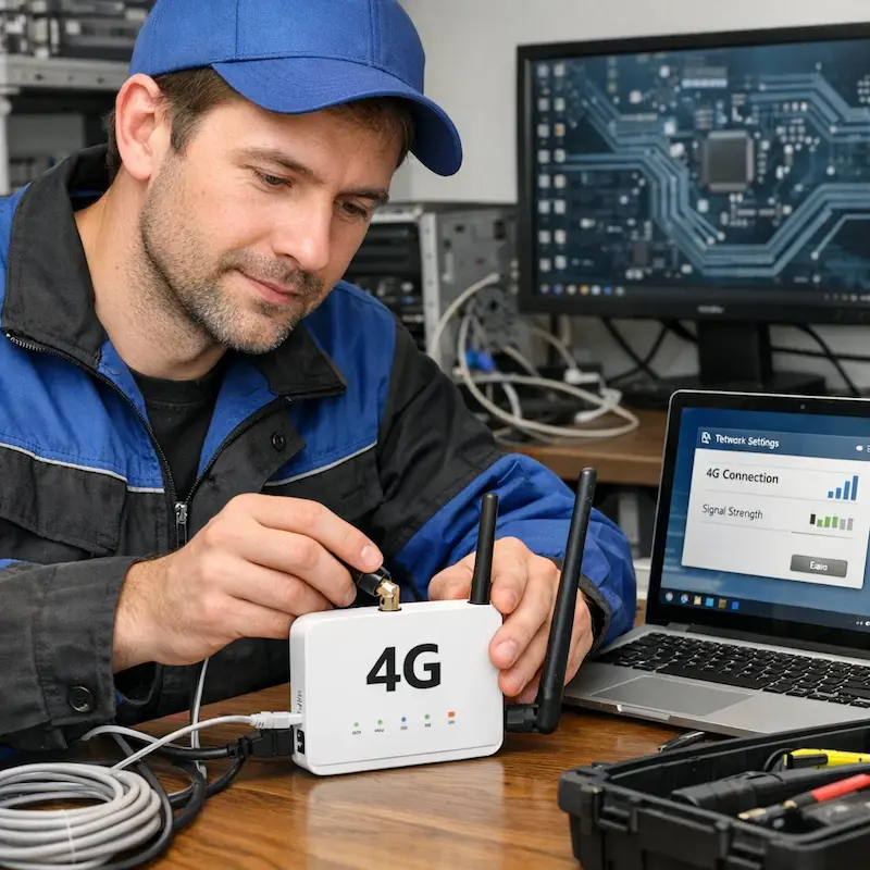 Настройка 4G модема у метро Царицыно