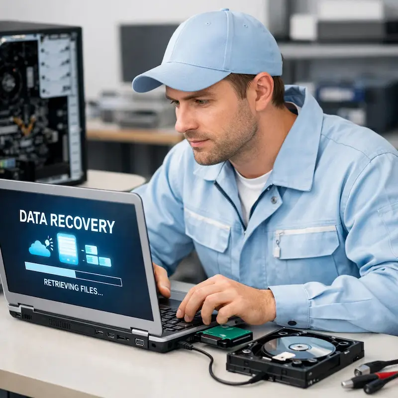 Восстановление данных и файлов у метро Царицыно