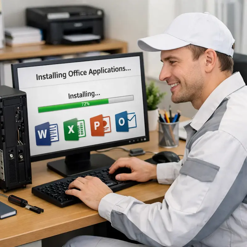 Установка и настройка программ на компьютере у метро Царицыно