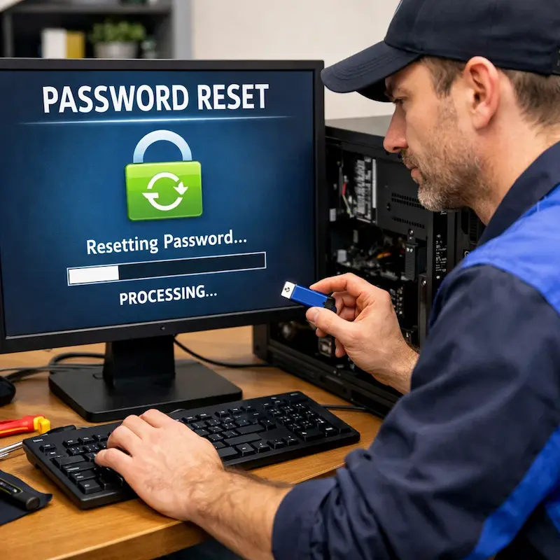 Удаление пароля на компьютере у метро Царицыно