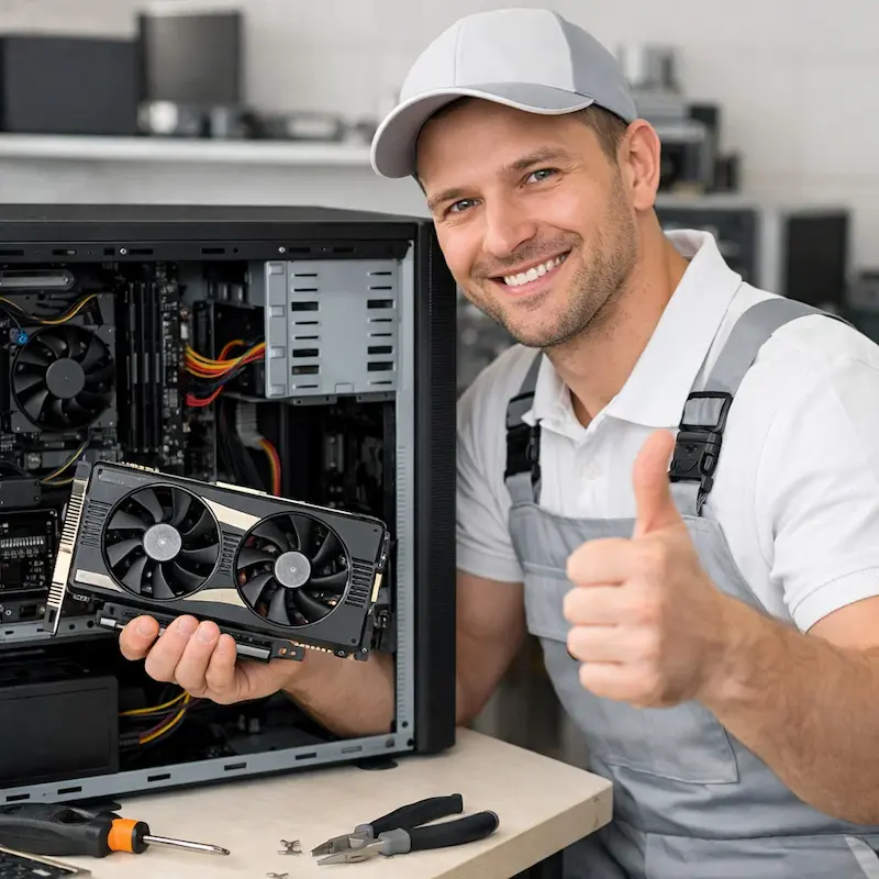 Замена видеокарты ПК у метро Царицыно