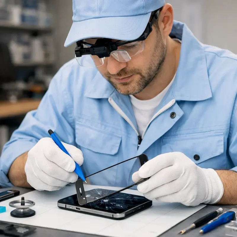 Замена тачскрина на смартфоне у метро Царицыно