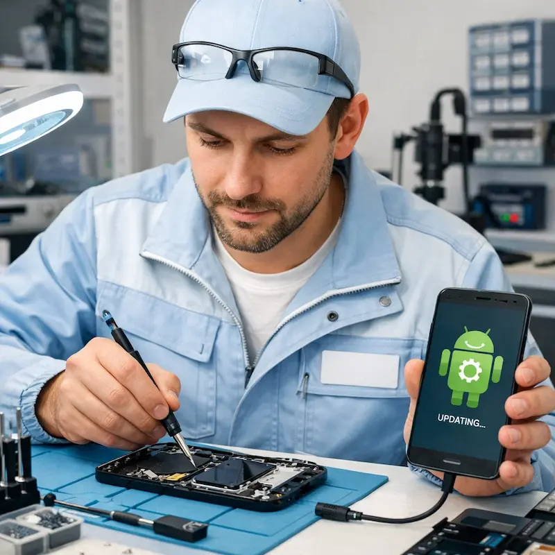 Настройка системы Android у метро Царицыно