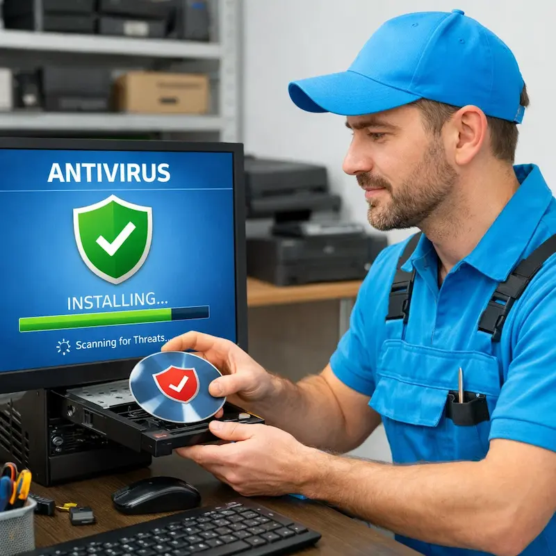 Установка антивируса у метро Царицыно на дому