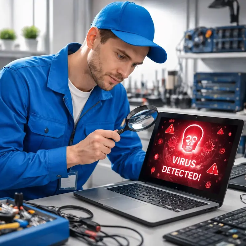 Поиск компьютерных вирусов у метро Царицыно